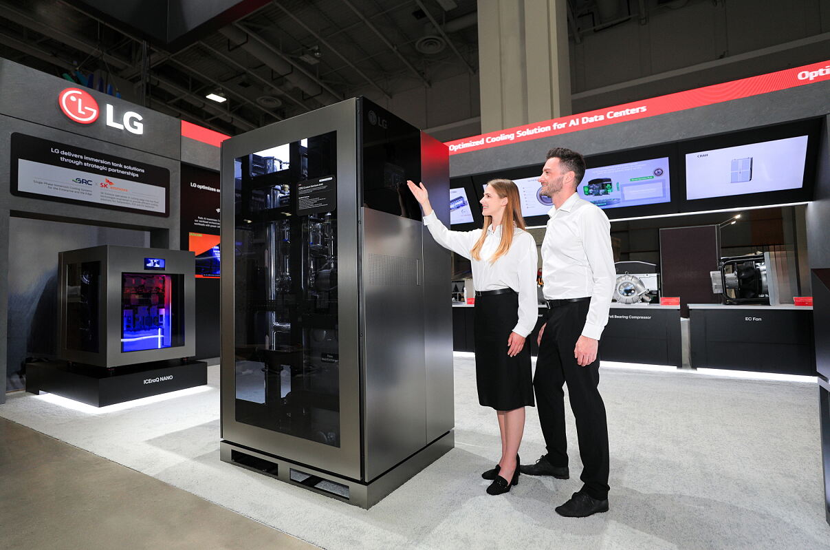 LG Kühlungslösungen für KI-Rechenzentren