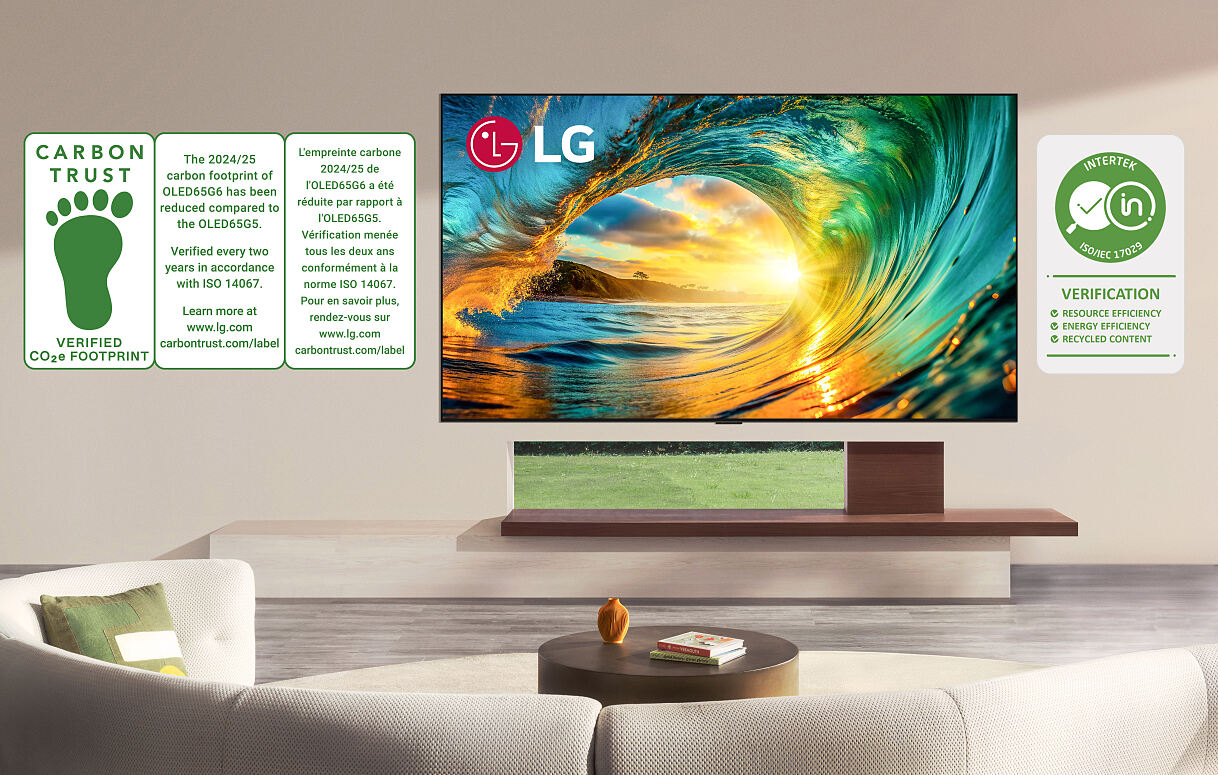2026 LG OLED evo G6 ESG Certification