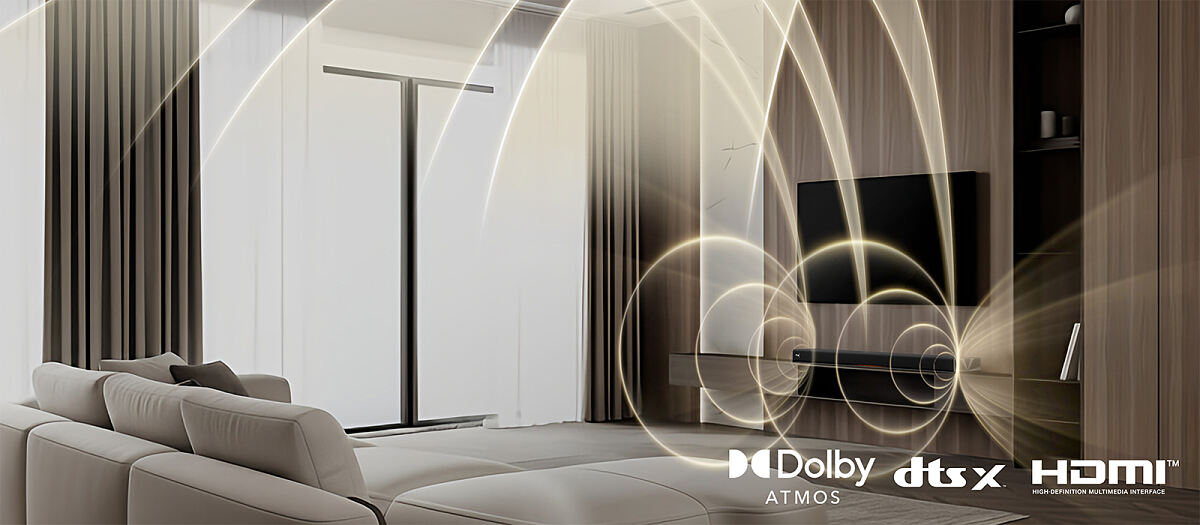 LG Sound Suite Erlebnis mit DTS:X Unterstützung