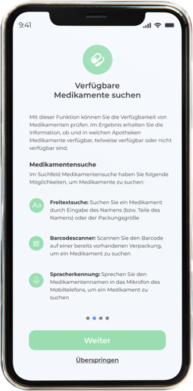 ApoScout App Medikamentensuche